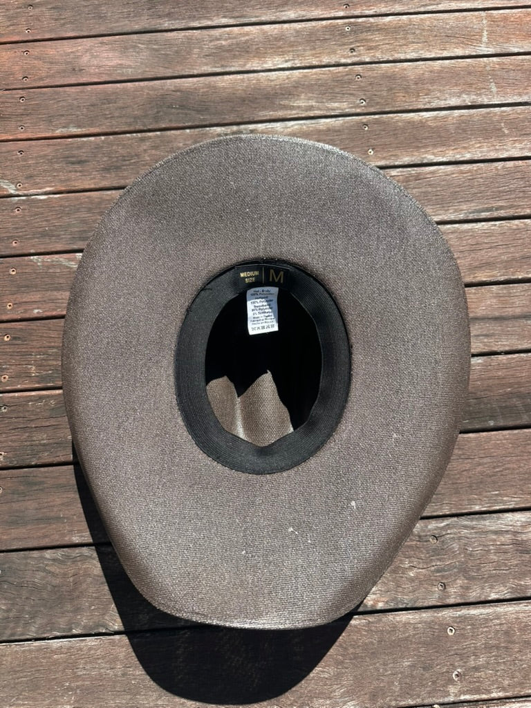 El Rancho Extra Wide Brim Yute Straw Outback Hat