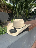 50X El Rodeo Bangora Straw Perforated Cowboy Hat