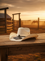 50X El Rodeo Outback Straw Perforated  Cowboy Hat