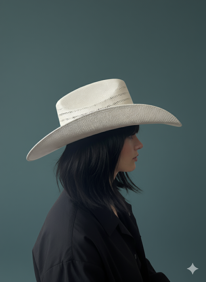 50X El Rodeo Outback Straw Perforated  Cowboy Hat