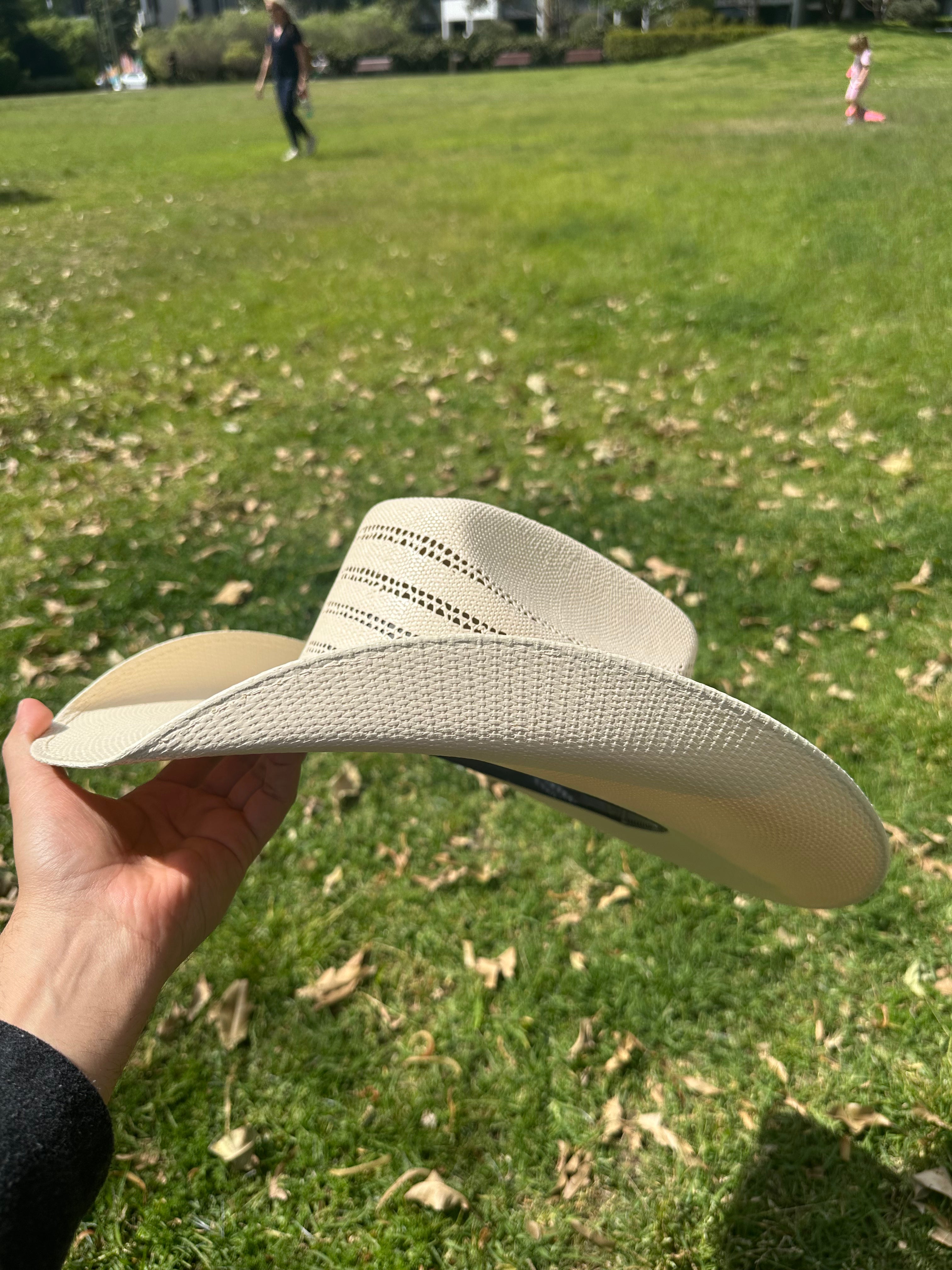 50X El Rodeo Bangora Straw Perforated Cowboy Hat
