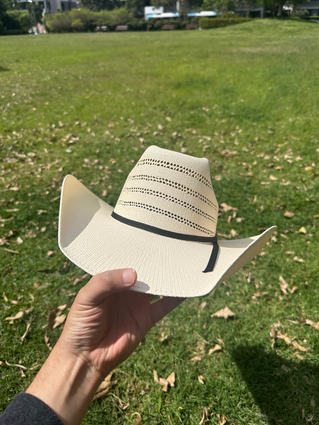 50X El Rodeo Bangora Straw Perforated Cowboy Hat