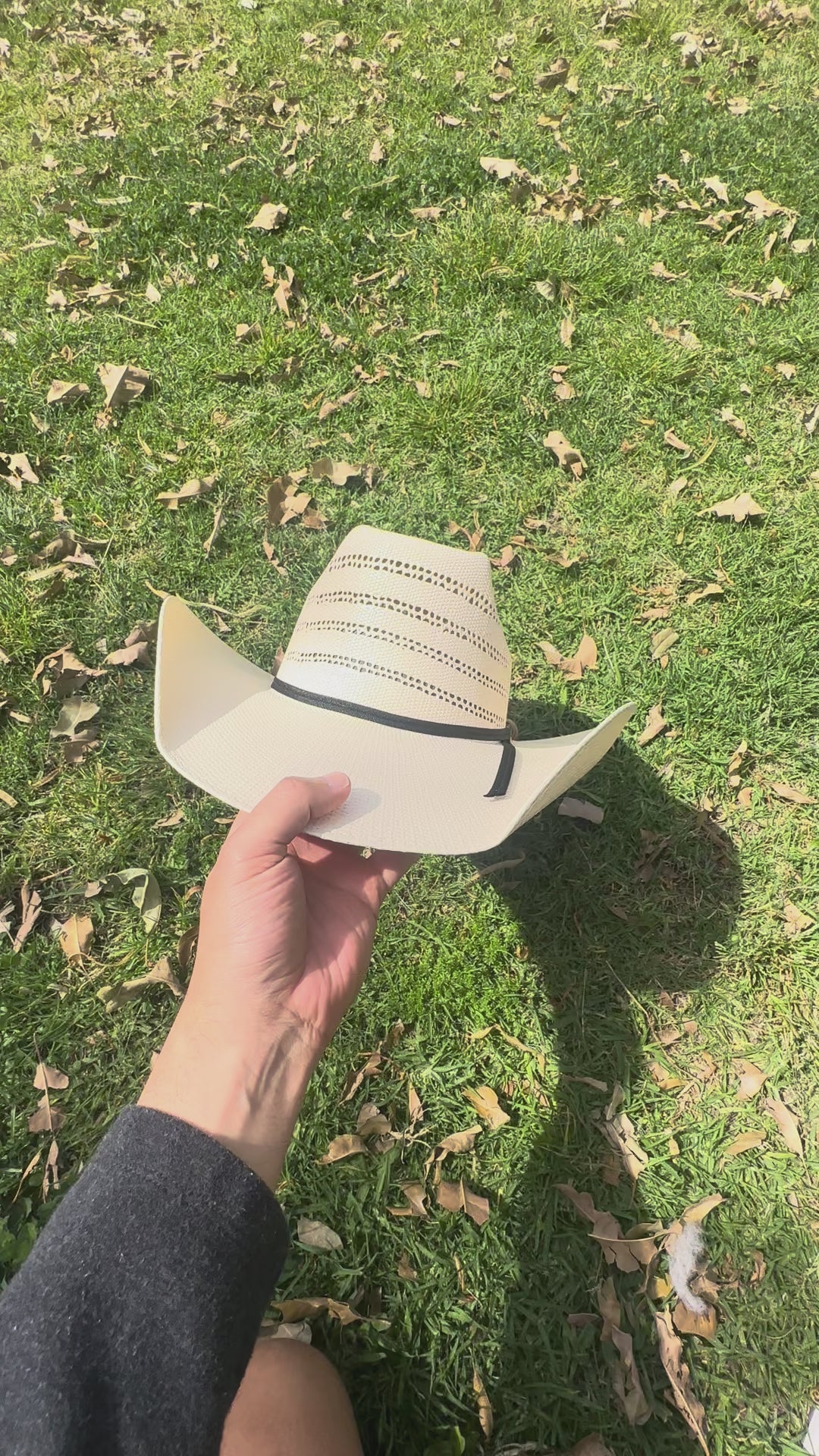 50X El Rodeo Outback Straw Perforated  Cowboy Hat